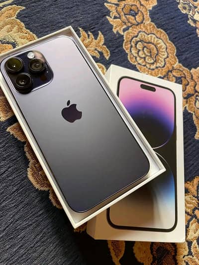 apple i phone 14 pro max PTA 256GB What's 03227586498