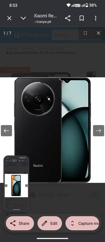 Redmi A3x 3,64