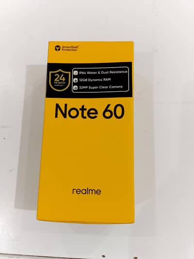 Realme Note 60 – 1 Year Used –Full Accessories – Excellent Condition