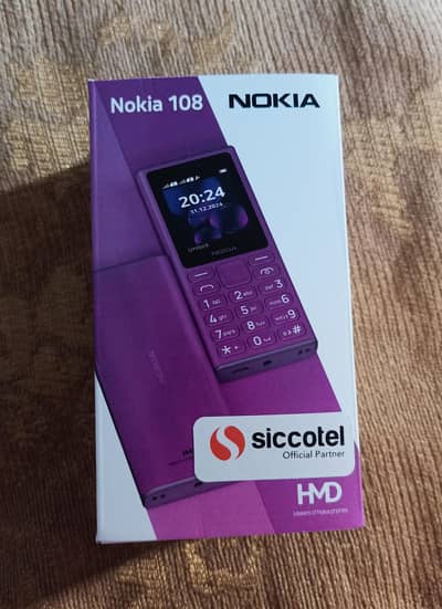 New Nokia 108 , Black Charcoal Color, New Model 2026
