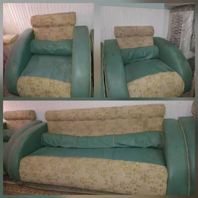 One 3 seater sofa and 2 singles