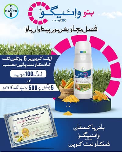 Bayer company ki pesticide bht achy rate pr available hn just cash