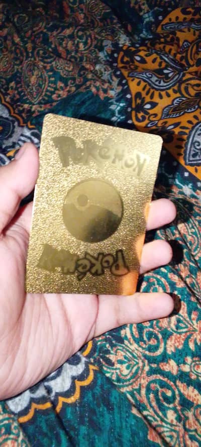 golden pokemon card