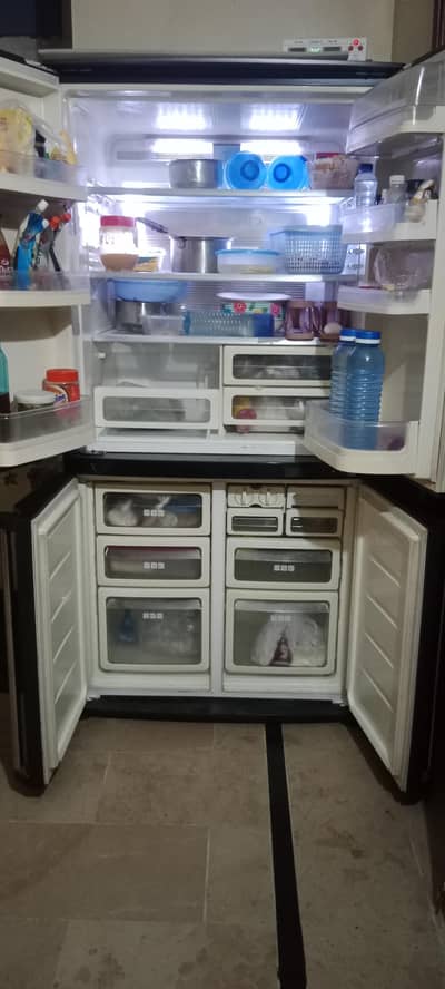 Sharp 4 door fridge full size Hybrid