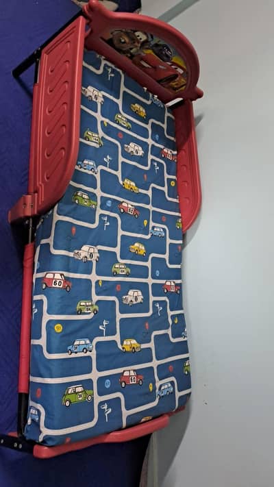  Kids Car Theme Bed + Molty Foam Mattress For Sale