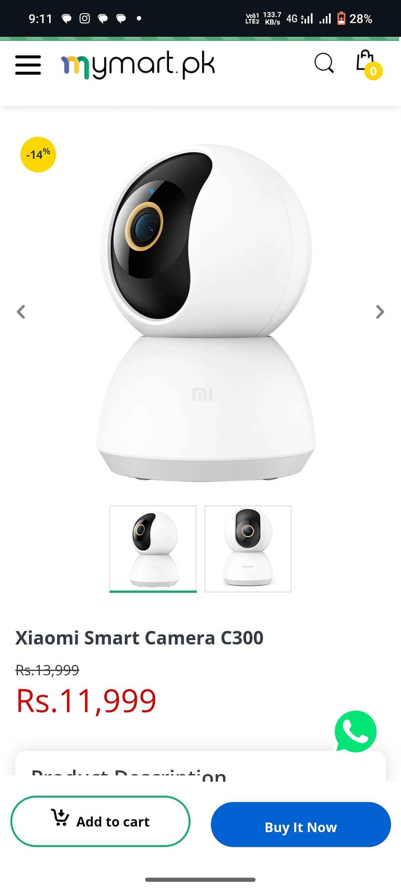 MI 360⁰ Wireless Camera 0