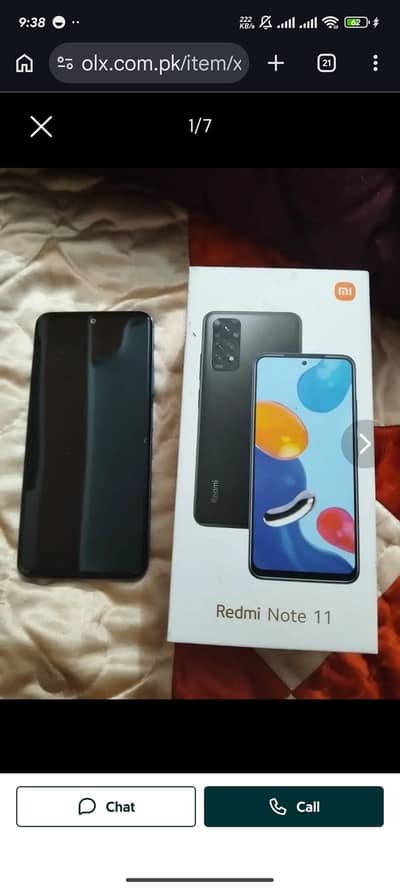 Xiaomi Redmi Note 11 6/128 only exchange possible