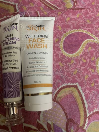 Skin valor whitening cream and face wash  at whole sale price