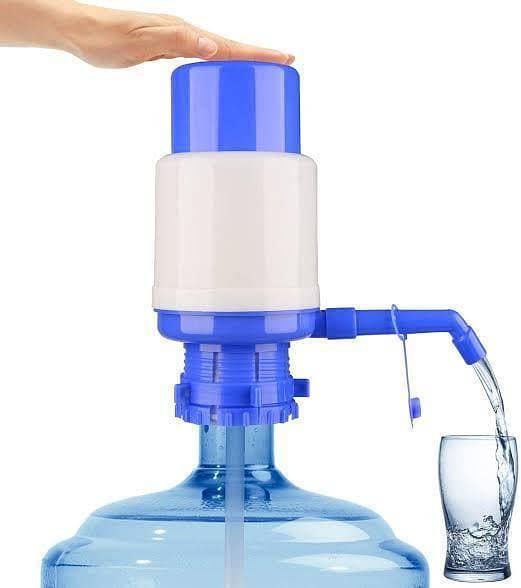 Manual Hand Press Water Pump for 19L & 20L Bottles - Universal Drinking Water Dispenser with Strong Suction - High-Efficiency Portable Pump for Home, Office, Camping & School - Easy Installation