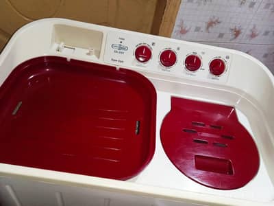 Super Asia washing machine twin tub model number SA-244 easy wash