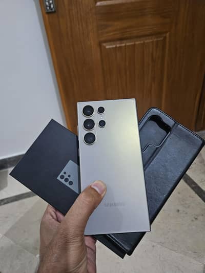 S24 Ultra 12/256 Online PTA 10/10 With Original Cable Box