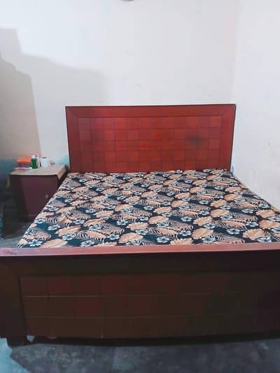 Double Bed with metres