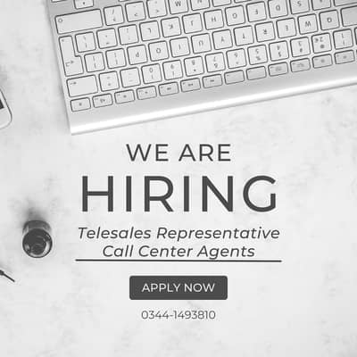 Hiring Telesales Representative / Call Centre Agents (Female Only)