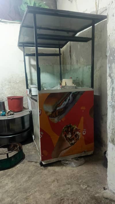 Burger showarma Counter Resonable price