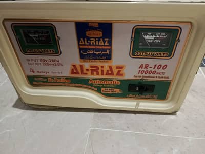 Al- Riaz. 10000 watt Automatic Stabilizer Pure copper. 99.9%   4 relay