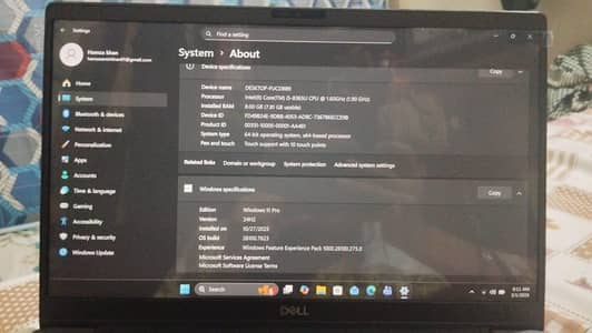 Dell latitude i5 8th generation 7400 - 8/256