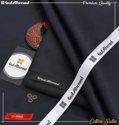 Men's Unstitched Cotton Sotton Plain Suit by Gul Ahmed