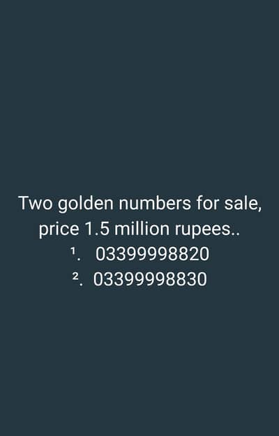 Golden phone number