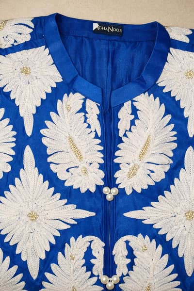 perfect blue shirt for Eid -medium One-Time Use, Excellent Condition"