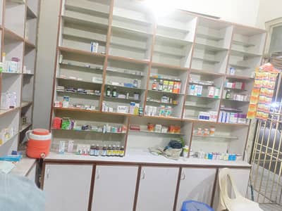 shop furniture shelves and counter