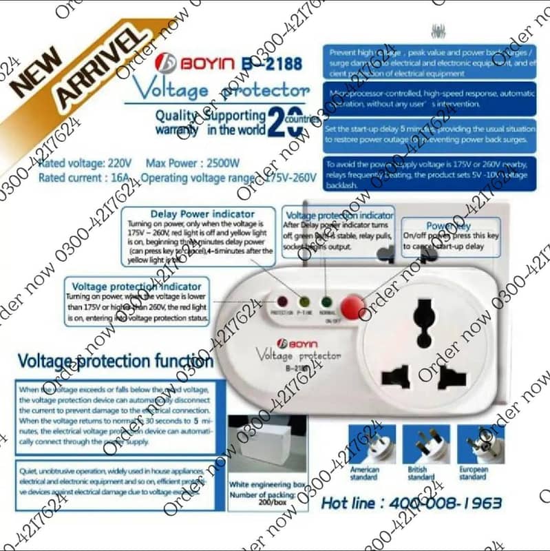 Voltage controller solar Protector B-2188 low voltage controlle 2
