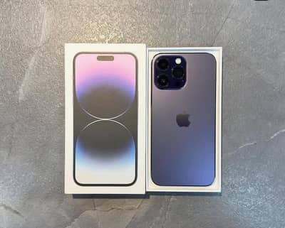 iPhone 14 Pro Max Complete Box Urgent Sale Connect Wtp No