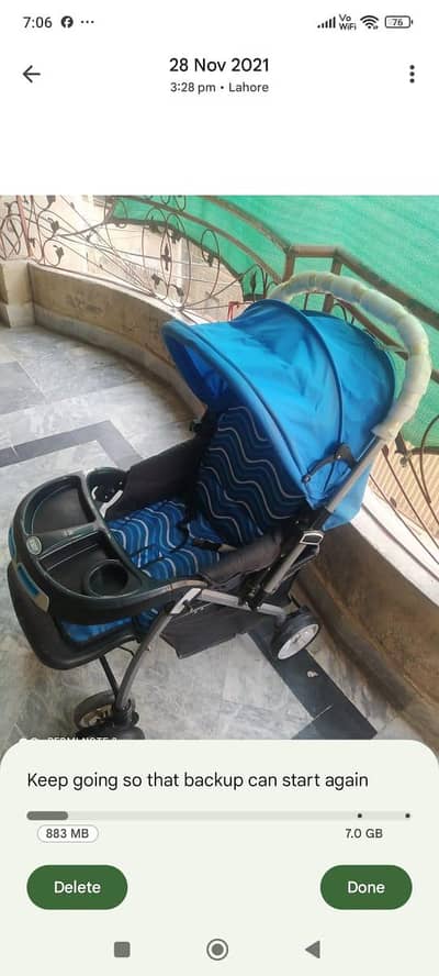Highe quality Baby pram with heavy duty tires in new condition