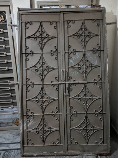 1 iron door and window