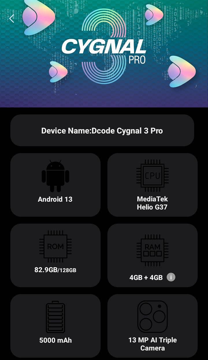 D Code Cygnal 3 pro 0
