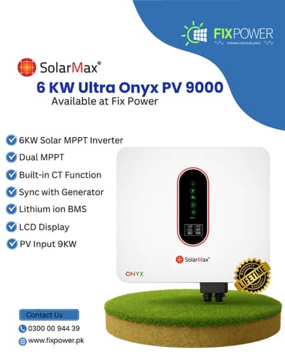 Solar Max PV 9000 Inverter Available