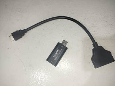 HDMI Video Capture USB + HDMI splitter