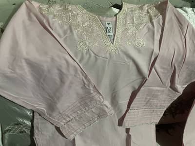 2pc embroided new suit not used