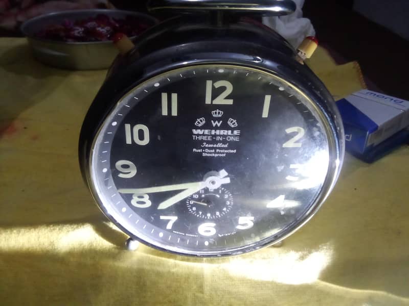 WEHRLE TABLE CLOCK 4