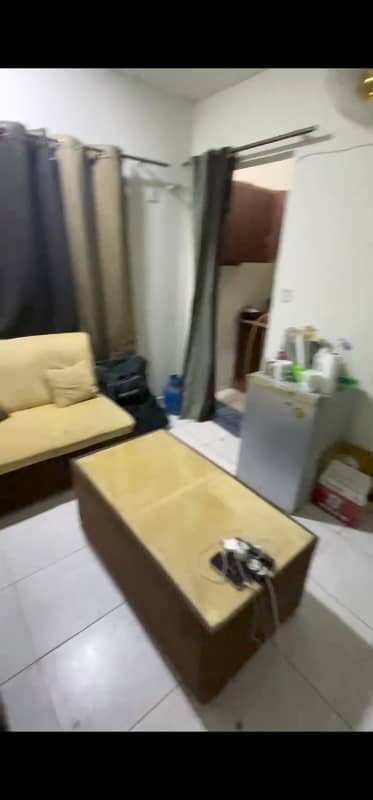 E-11 Furnished 1 Bedroom TV Lounge Kitchen Flat For Rent