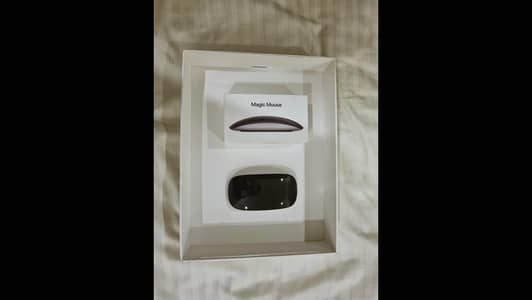 Apple Magic Mouse (USB-C, 2024 model, Black)