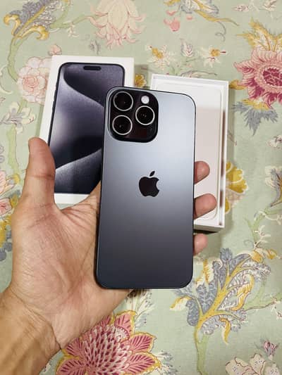 iphone 15 pro max | 1TB | LLA BLACK TITANIUM PTA APPROVED