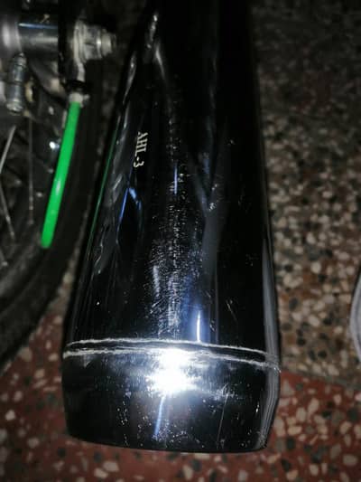 Honda 125 silencer AHL_3 chorme
