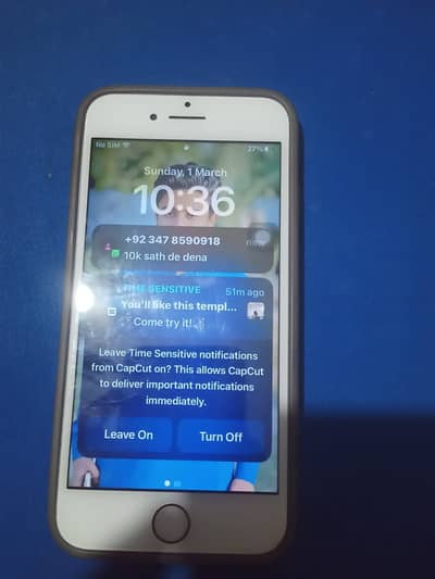 Iphon 8 non pta 64gb whatsp 03249775018