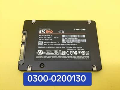 samsung ev0 1 tb ssd 2.5 used 100% health