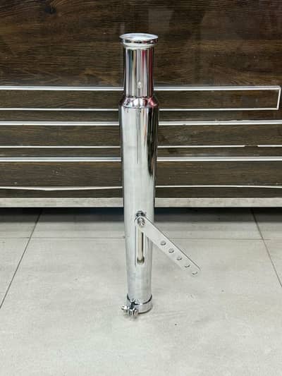Chrome Bobber Style Exhaust/ Silencer