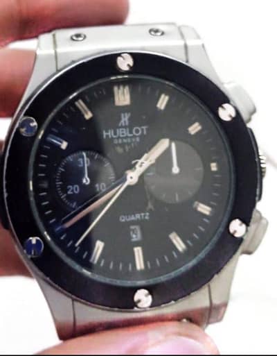 Men's watch Waterproof resident leather strips Date working