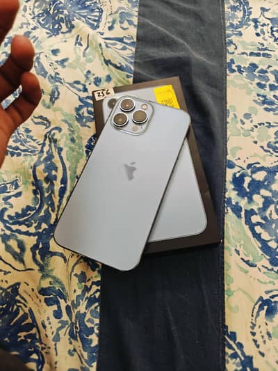 13 pro max PTA approved 256gb with box