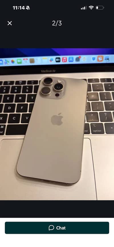 15 Pro Max 256 GB PTA /NATURAL TITANIUM