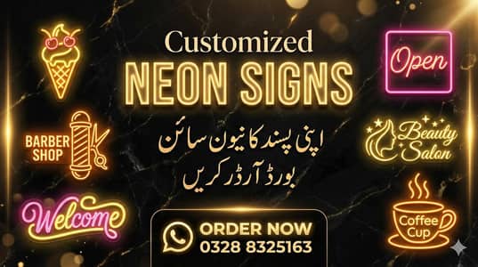 Neon Signs Boards customized for sale