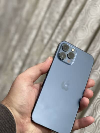 IPhone 12 pro max 128 gb with complete box battery health 89 %