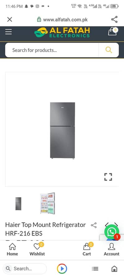 Haier refrigerator