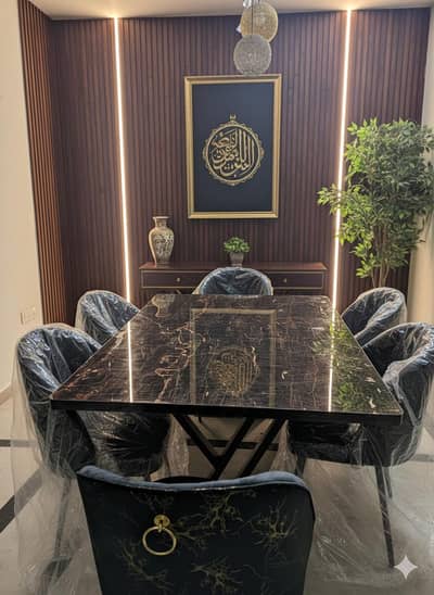 4 and 6 Seater Dining Table Set