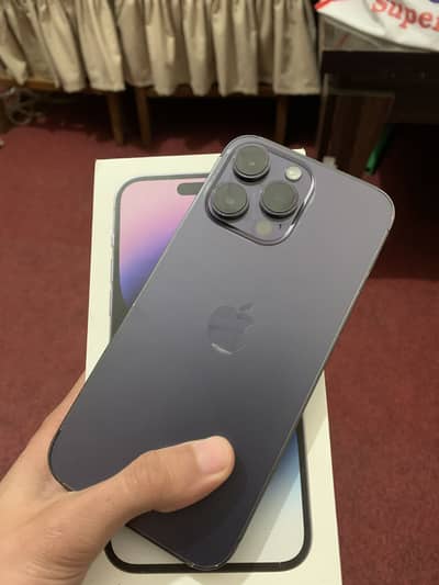 14 pro max PTA 128GB with box