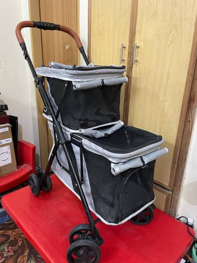 Bello Pet Double Compartment Pram