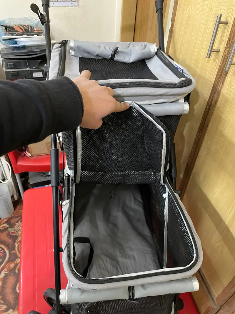 Bello Pet Double Compartment Pram — photo 12